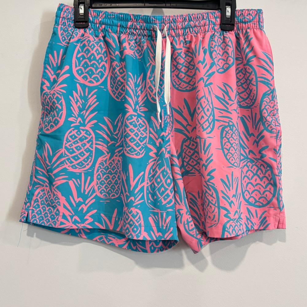 Chubbies Mens Swim Trunks Large Pineapple Liner Tropical Summer Beach Surf 21855